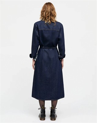 Cosy Denim Svanli Kjole - Dark Indigo 